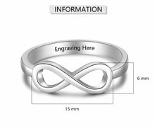 Load image into Gallery viewer, INFINITY ring (engraving)