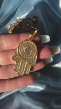 Load and play video in Gallery viewer, HAMSA HAND Pendant
